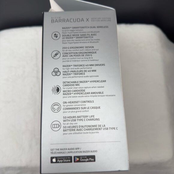 Razer Barracuda X – Mercury Edition | Wireless Gaming Headset (PC/Console/Mobile - Picture 8 of 9